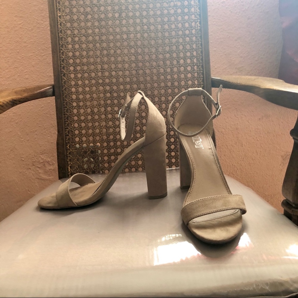 Taupe colored heels